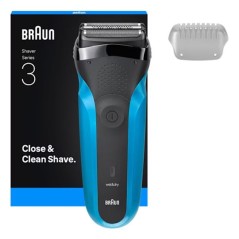 Braun Series 3 310s Electric Shaver - Black & Blue | Sleek, Efficient, and Perfect for a Smooth Shave!